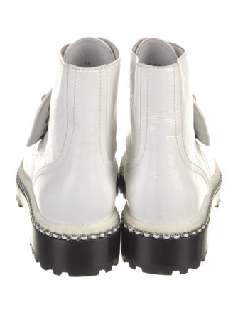 Chanel 2018 Interlocking CC Logo Combat Boots