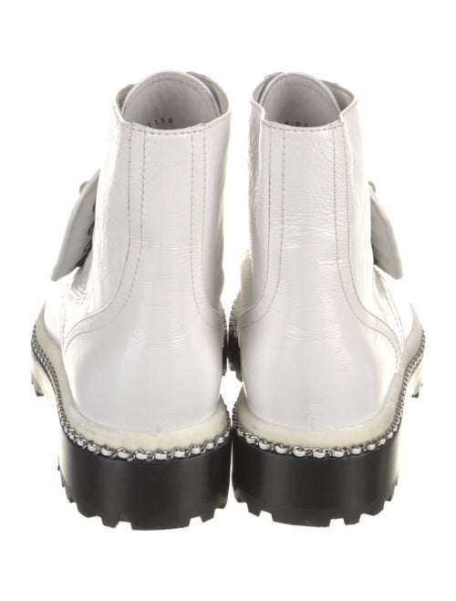 Chanel 2018 Interlocking CC Logo Combat Boots