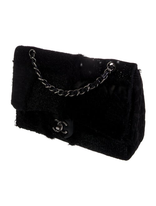 Chanel Patchwork Tweed Jumbo Flap Bag