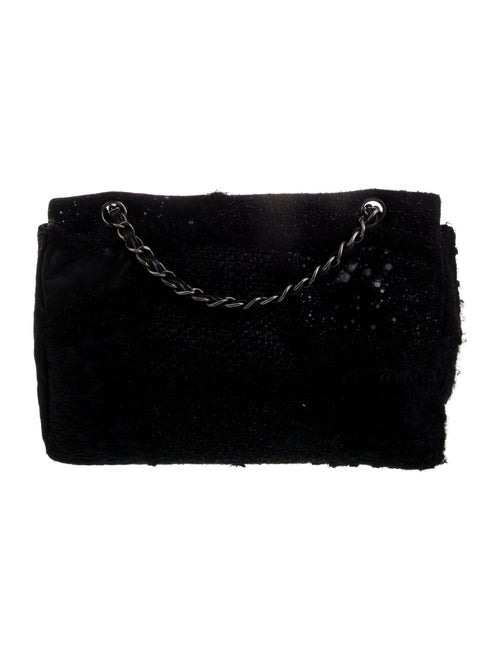 Chanel Patchwork Tweed Jumbo Flap Bag