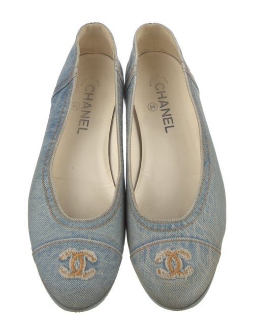 Chanel 2020 Interlocking CC Logo Ballet Flats