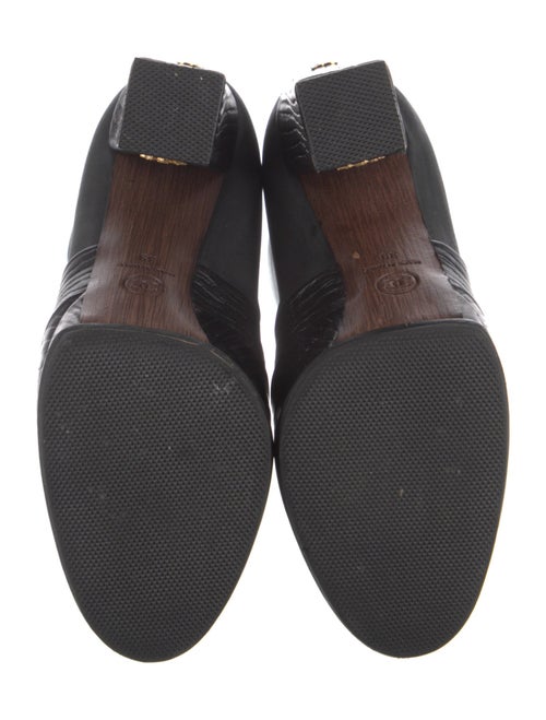 Chanel Interlocking CC Logo Leather Boots