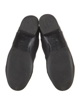 Chanel Interlocking CC Logo Leather Riding Boots