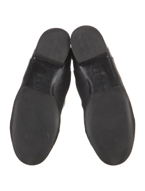 Chanel Interlocking CC Logo Leather Riding Boots