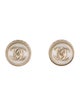 Chanel 2023 Resin CC Stud Earrings