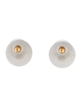 Chanel 2023 Resin CC Stud Earrings