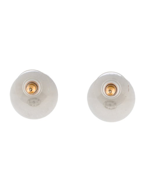 Chanel 2023 Resin CC Stud Earrings
