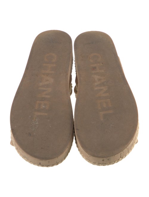 Chanel 2021 Interlocking CC Logo Sandals