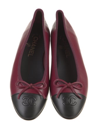 Chanel 2023 Interlocking CC Logo Ballet Flats