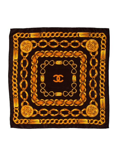 Chanel Silk Printed Scarf