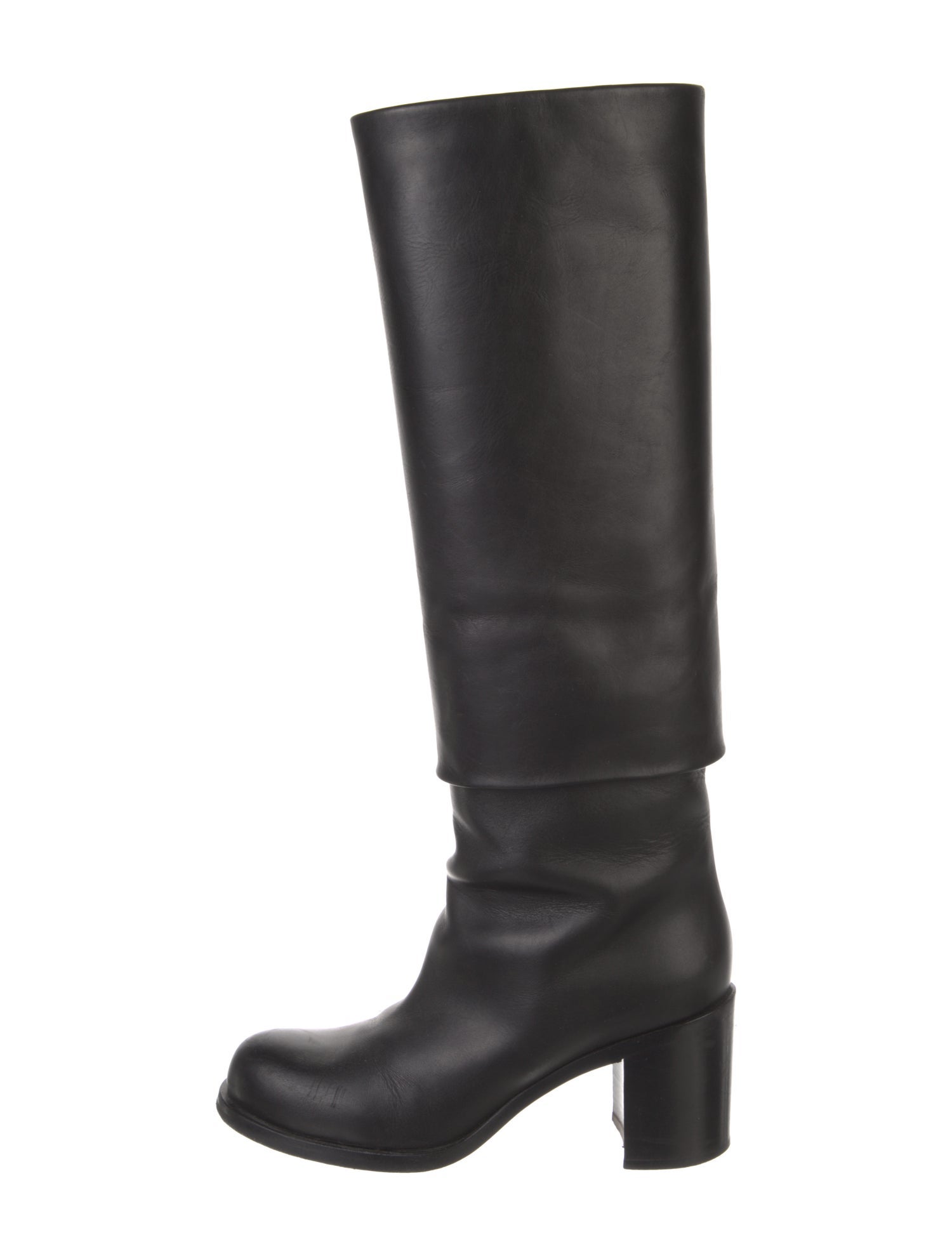 Chanel 2011 Interlocking CC Logo Riding Boots