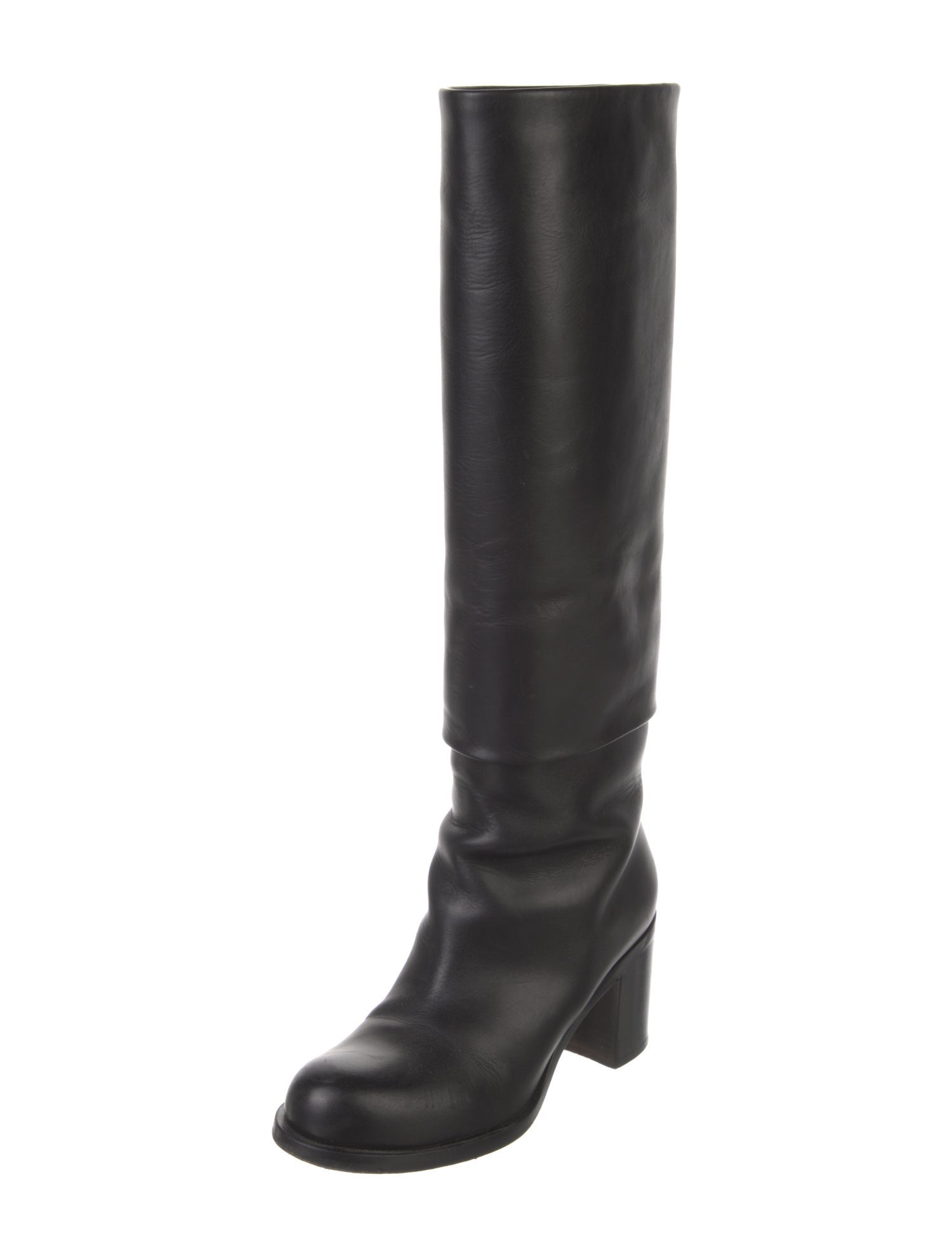 Chanel 2011 Interlocking CC Logo Riding Boots