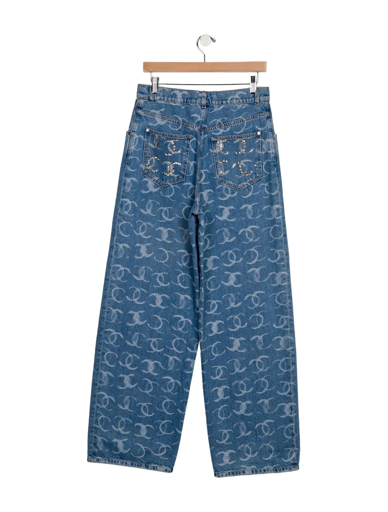 Chanel 2023 Wide Leg Jeans