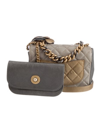 Chanel Paris-Cosmopolite Private Affair Flap Bag w/ Pouch