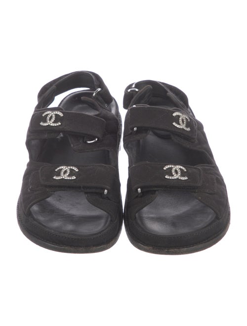 Chanel Interlocking CC Logo Canvas Slides