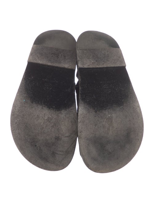 Chanel Interlocking CC Logo Canvas Slides