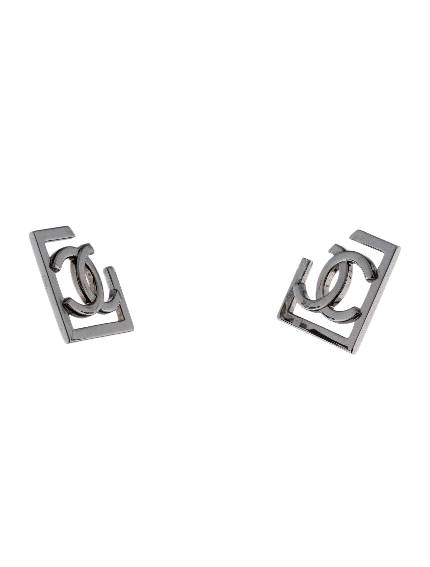 Chanel 2023 CC Hoop Earrings