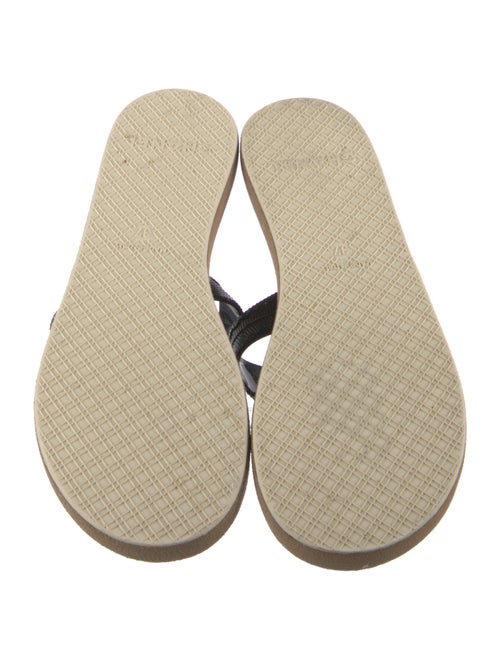 Chanel 2012 Interlocking CC Logo Flip Flops