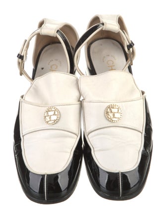 Chanel 2015 Interlocking CC Logo D'Orsay Flats