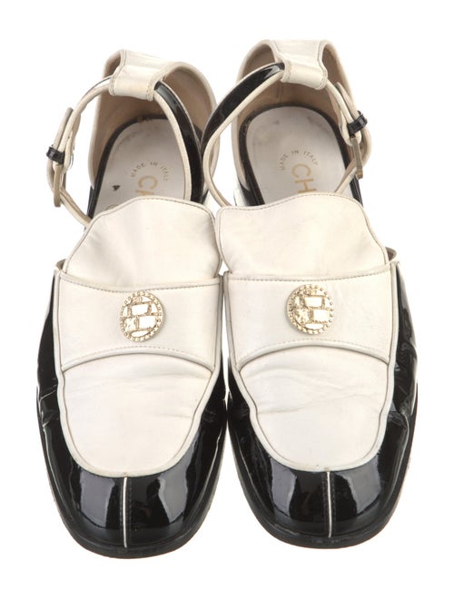 Chanel 2015 Interlocking CC Logo D'Orsay Flats