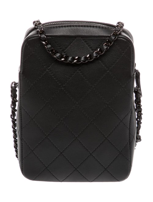 Chanel So Black O-Phone Holder w/ Chain