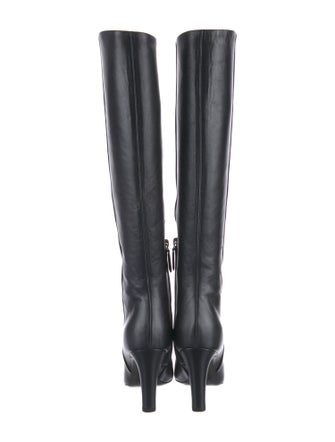 Chanel 2014 Interlocking CC Logo Boots