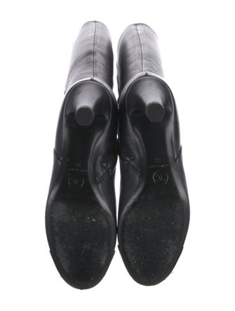 Chanel 2014 Interlocking CC Logo Boots