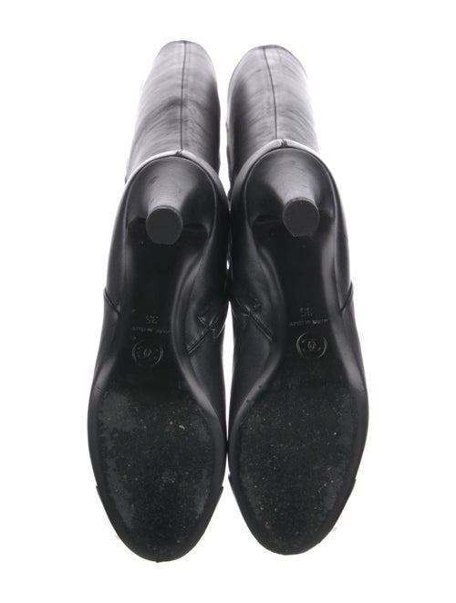 Chanel 2014 Interlocking CC Logo Boots