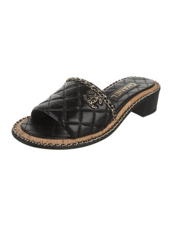 Chanel 2024 Interlocking CC Logo Slides