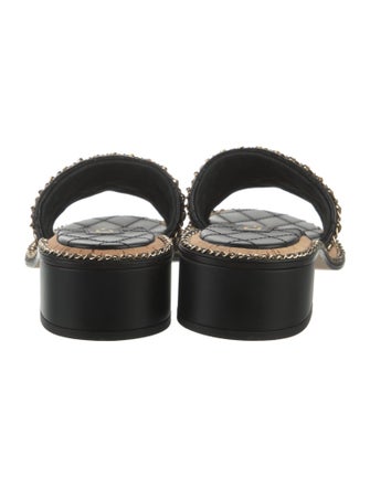 Chanel 2024 Interlocking CC Logo Slides