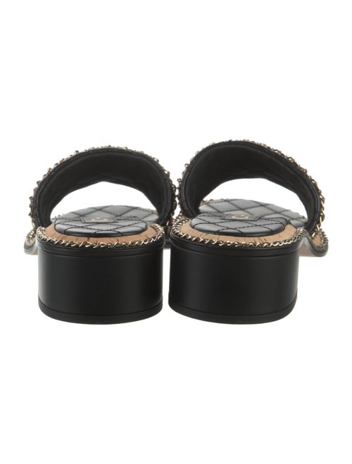 Chanel 2024 Interlocking CC Logo Slides