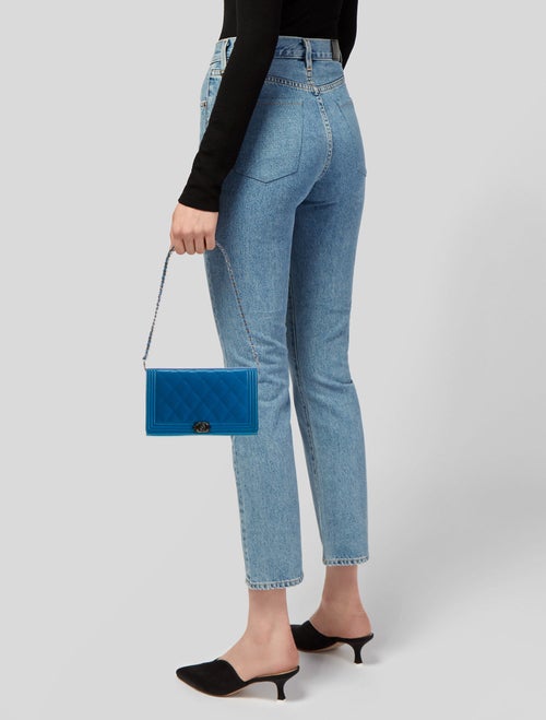 Chanel Boy Clutch w/ Chain