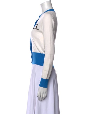 Chanel Cashmere Graphic Print Sweater