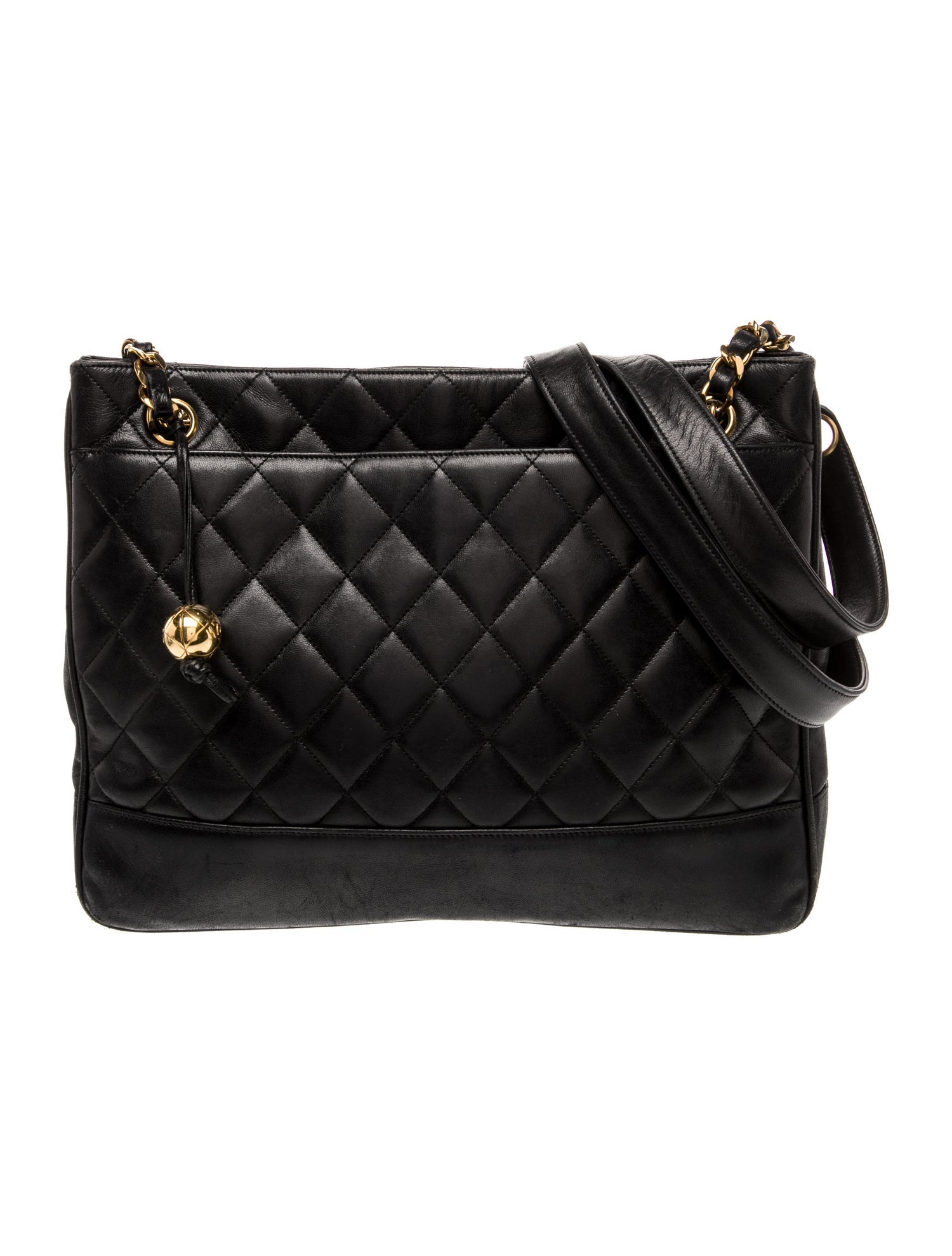 Chanel Quilted Leather Tote