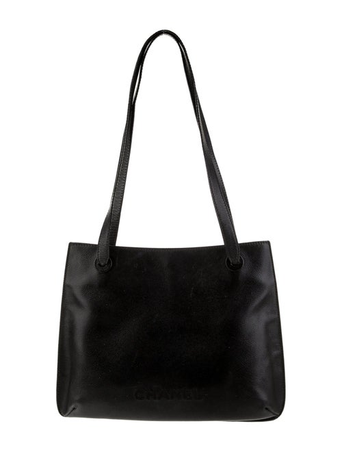 Chanel Caviar Logo Tote