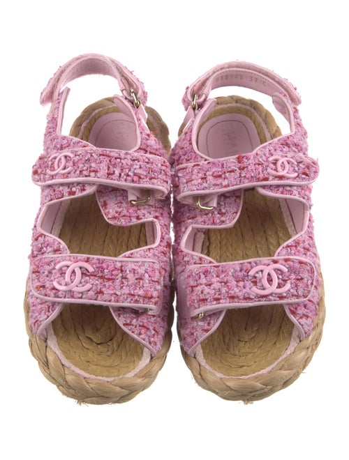 Chanel 2022 Interlocking CC Logo Espadrilles