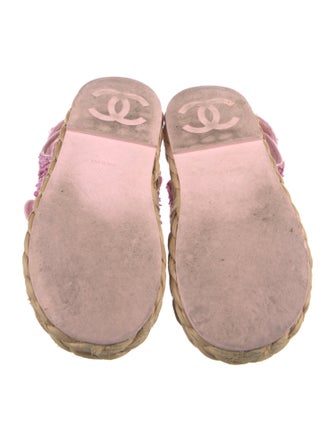 Chanel 2022 Interlocking CC Logo Espadrilles