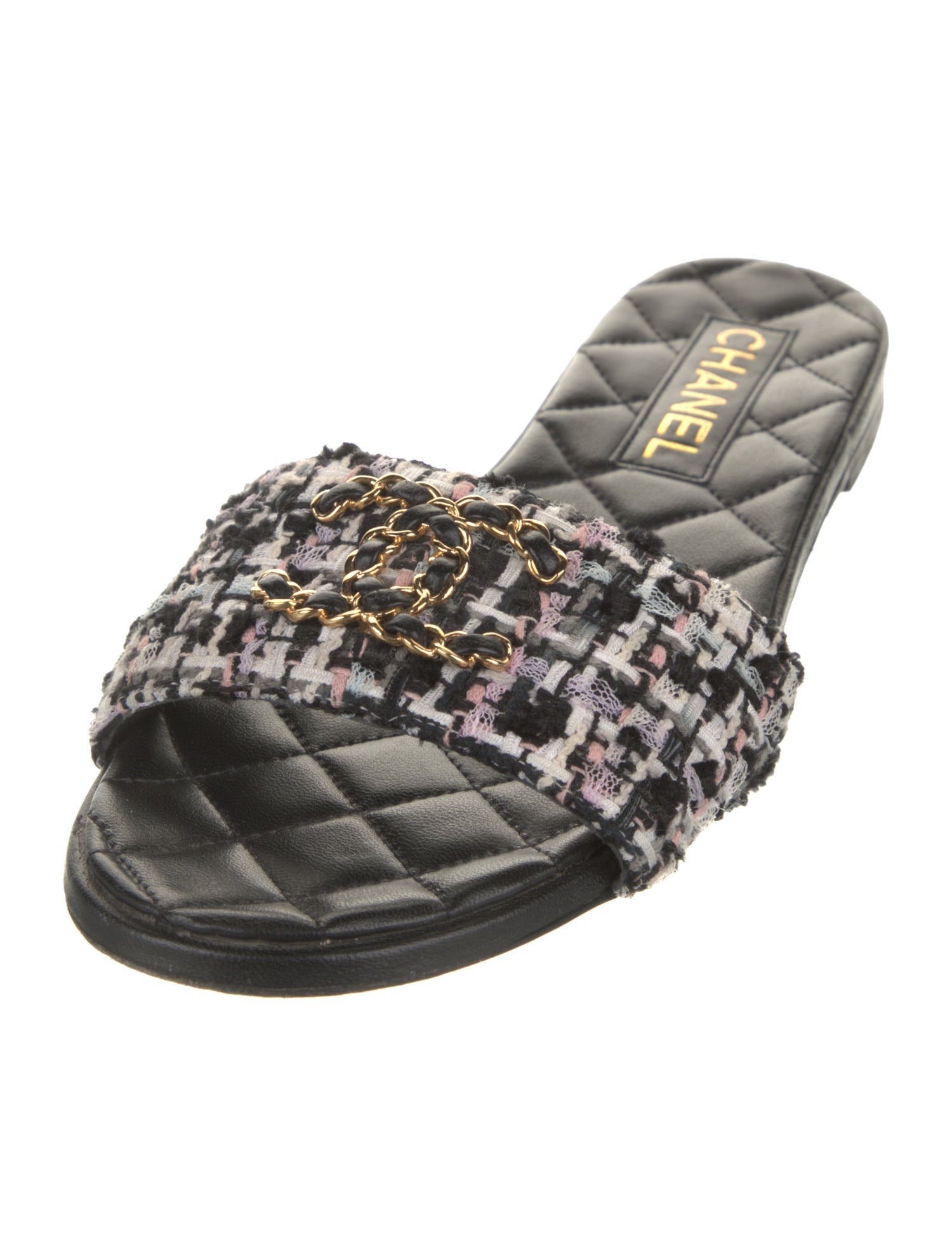 Chanel 2023 Interlocking CC Logo Slides