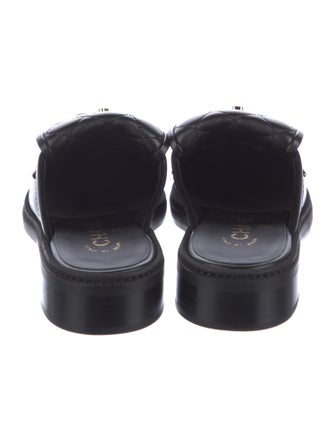 Chanel 2025 Interlocking CC Logo Mules