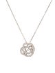 Chanel 18K Diamond Fil de Camélia Pendant Necklace