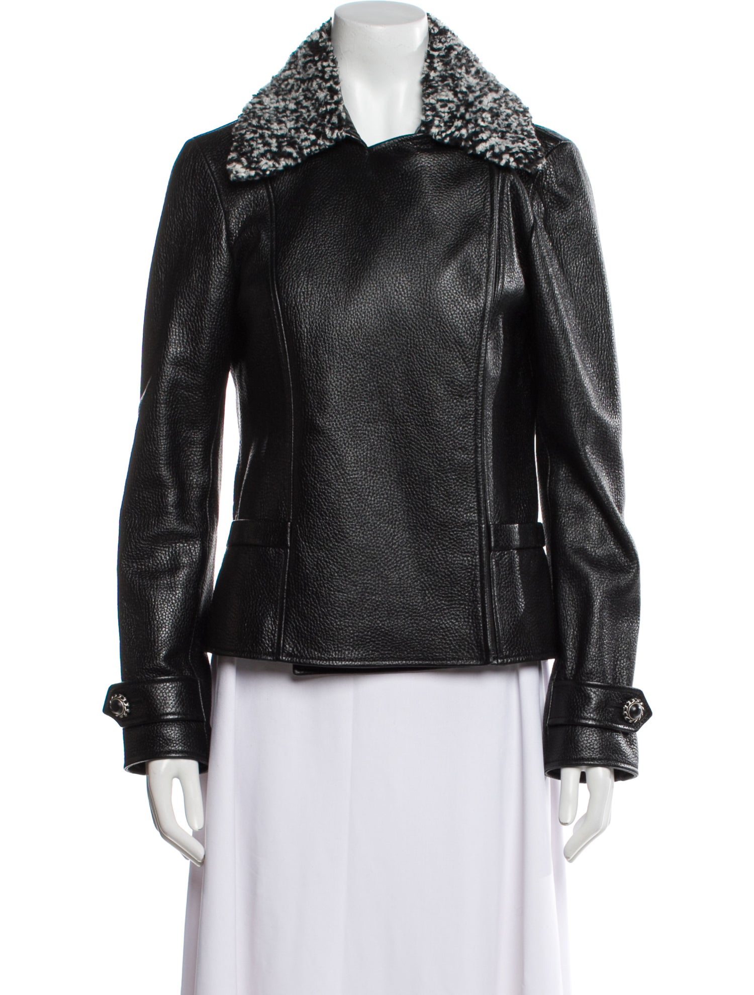 Chanel 2016 Leather Biker Jacket