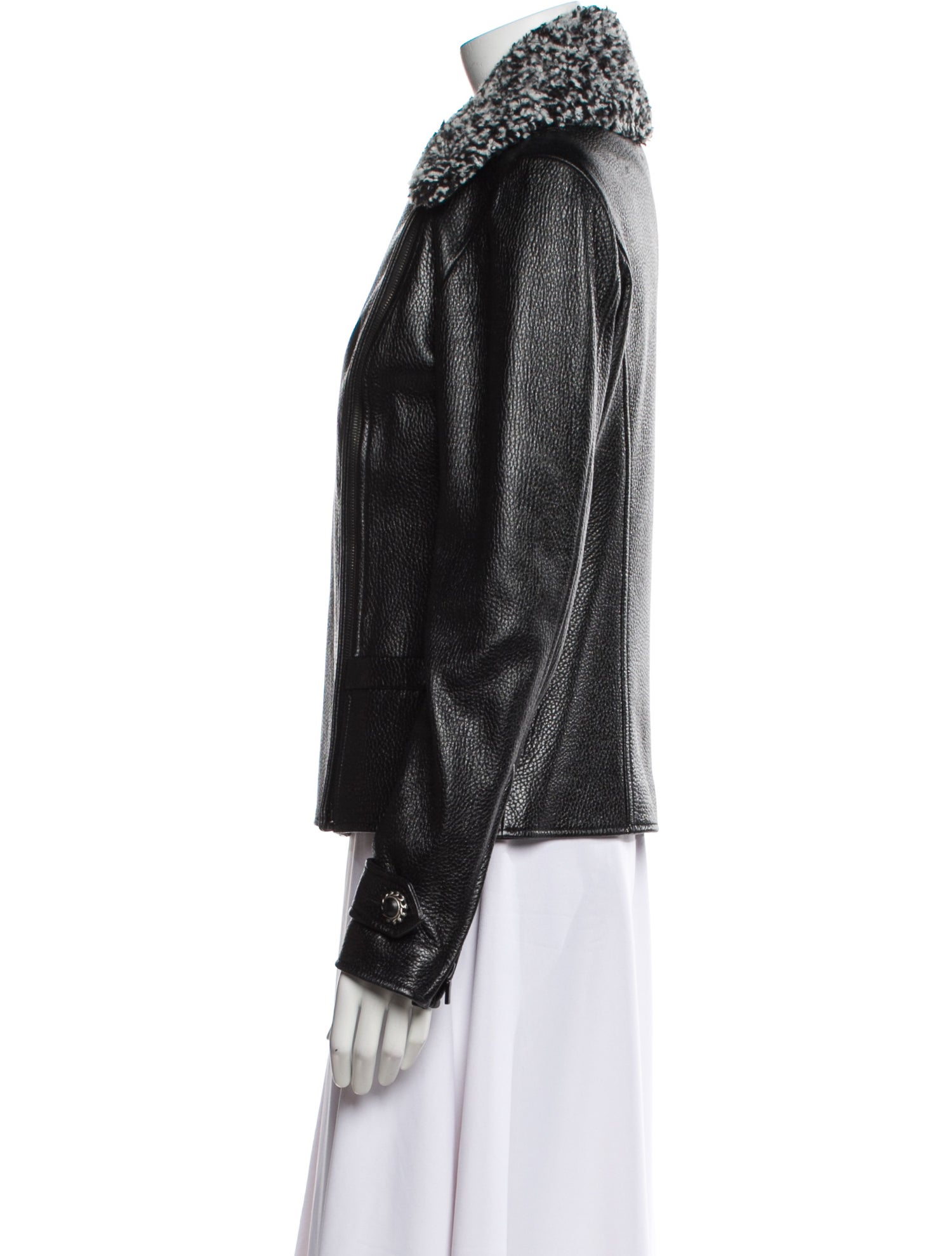 Chanel 2016 Leather Biker Jacket