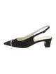 Chanel 2023 Interlocking CC Logo Slingback Pumps