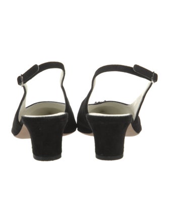 Chanel 2023 Interlocking CC Logo Slingback Pumps