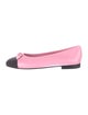 Chanel 2023 Interlocking CC Logo Ballet Flats