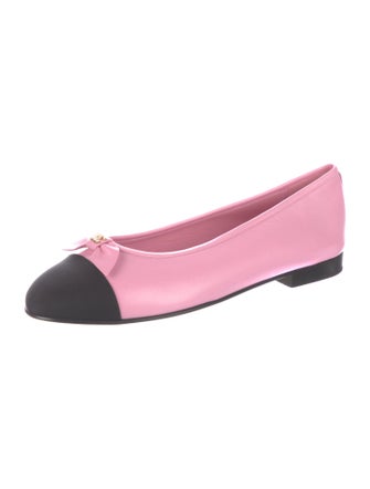 Chanel 2023 Interlocking CC Logo Ballet Flats