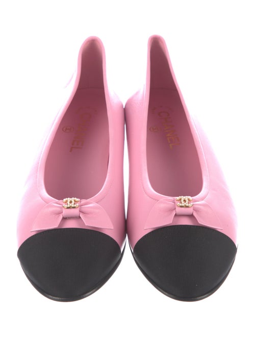 Chanel 2023 Interlocking CC Logo Ballet Flats