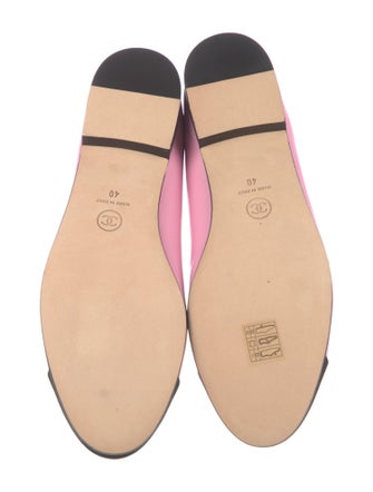 Chanel 2023 Interlocking CC Logo Ballet Flats