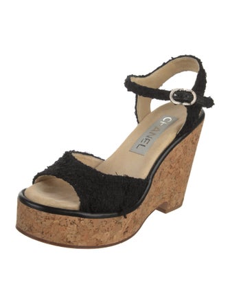 Chanel 2023 Interlocking CC Logo Sandals