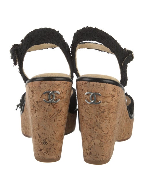 Chanel 2023 Interlocking CC Logo Sandals